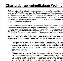 Geschichte Wohnbaugenossenschaften Schweiz - 2002